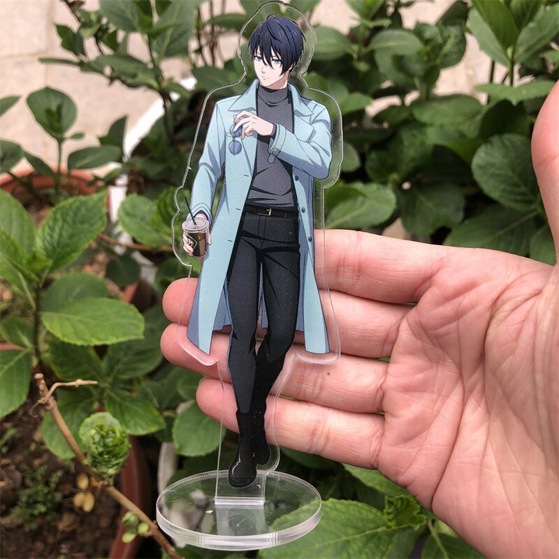 Mô hình Standee 15CM Anime BLUE LOCK Isagi Yoichi Chigiri Hyoma Anime Manga Nhật Bản Phụ Kiện Trang Trí Túi xách Balo