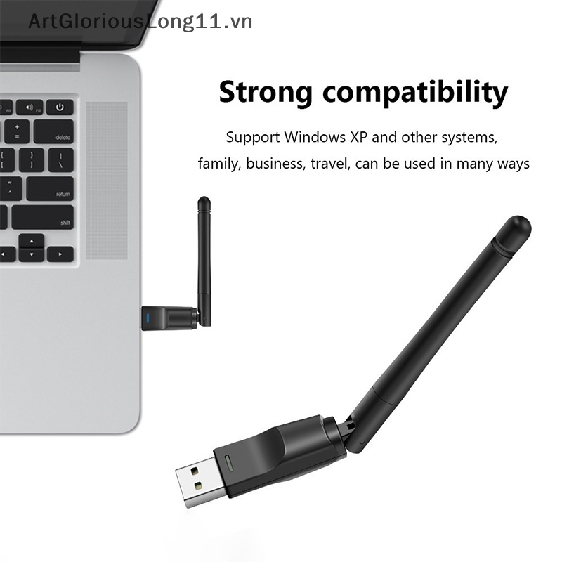 Thẻ Mạng Không Dây artgloriouslong mt7601 mini usb wifi 150mbps rtl8188 Cho pc laptop 2.4ghz.