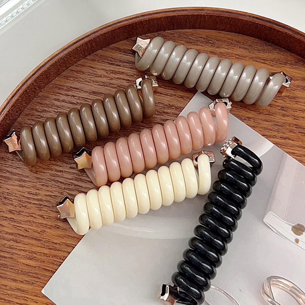 1 Dây Cột Tóc Cao Su Hình Ngôi Sao Nhiều Màu Thời Trang