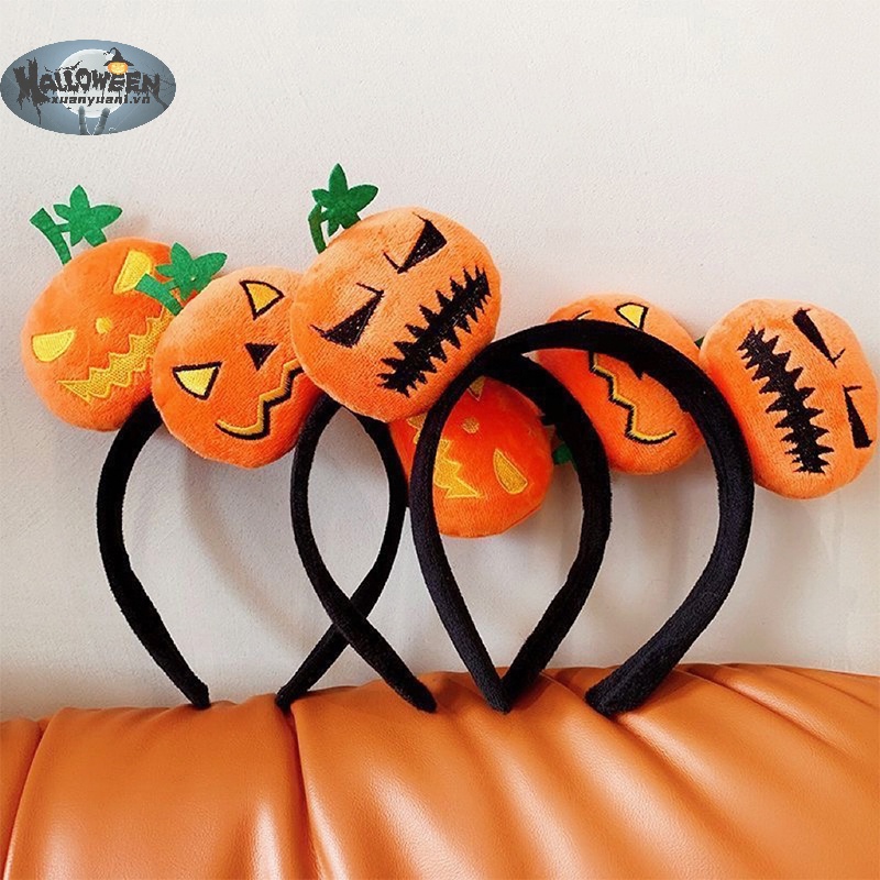 Cài Tóc Hình Bí Ngô halloween Dễ Thương Cho Bé Gái vn