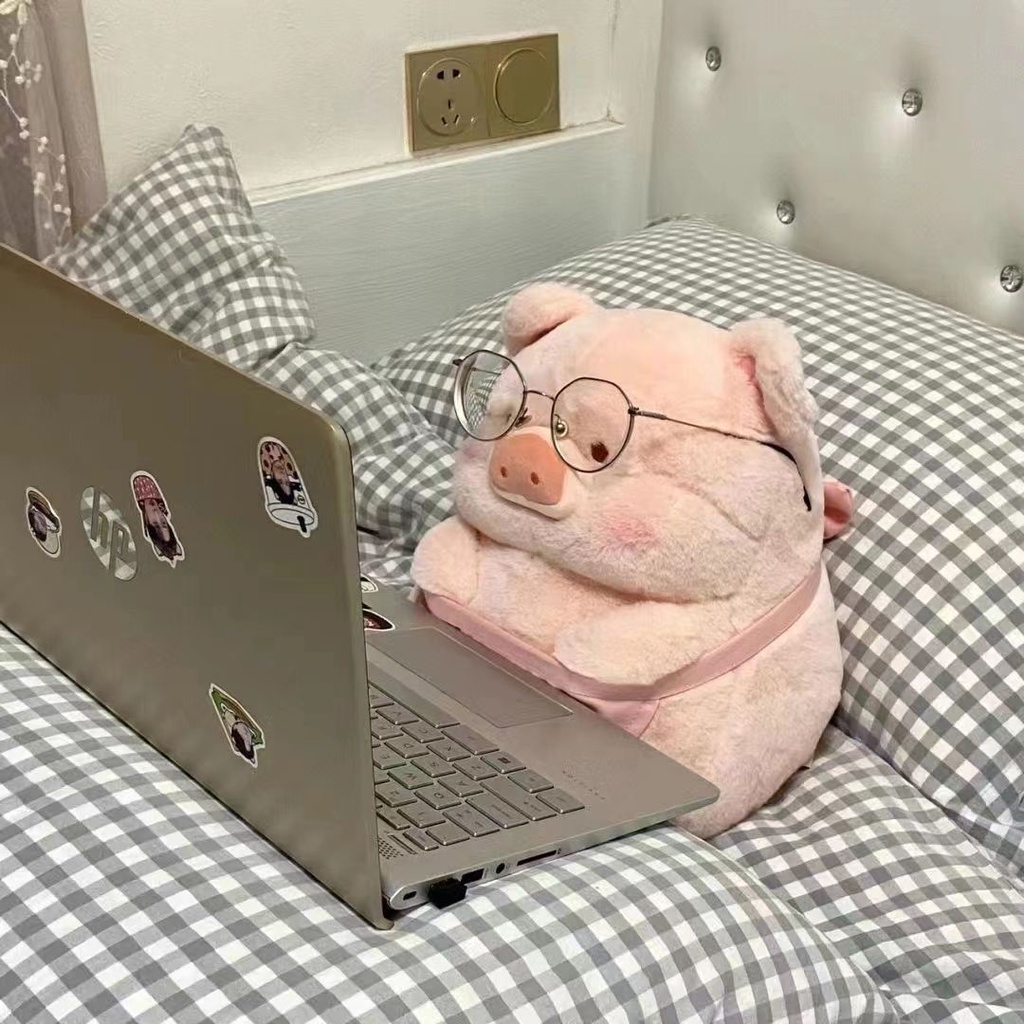 Thú Nhồi Bông Hình Chú Heo lulu Dễ Thương Dùng Làm Quà Tặng