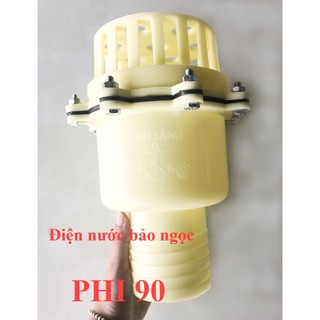 Lúp bê máy bơm nước nhựa trắng luppe rọ lọc, rọ bơm, giỏ hút nước phi 90 chất lượng
