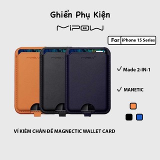 Ví Kiêm Đế Mipow USA Magnetic Wallet Card Stand