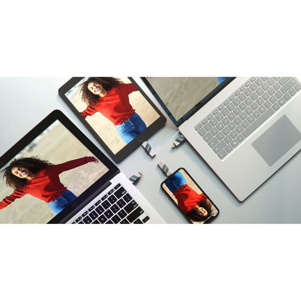 USB 3.1 OTG SanDisk iXpand Flash Drive Flip 32GB / 64GB / 128GB / 256GB  - Nhất Tín Computer