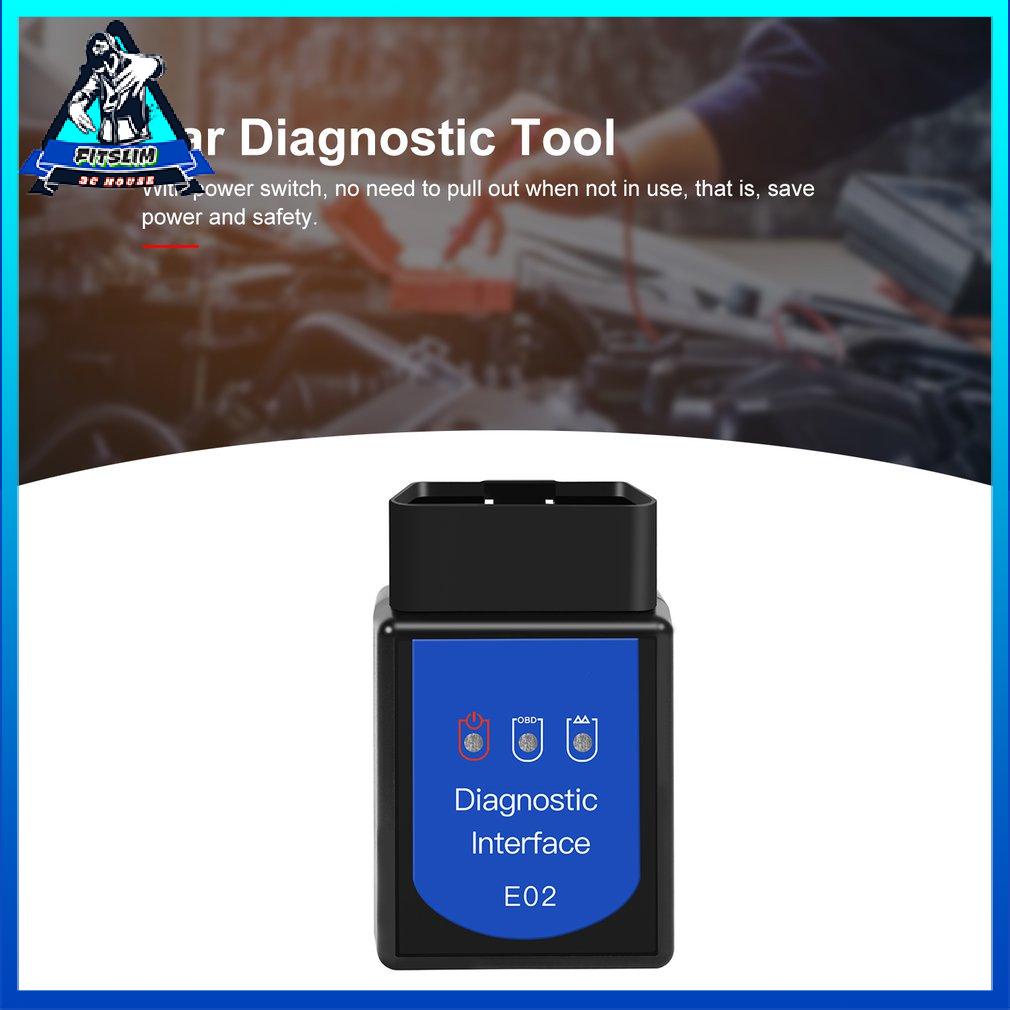 Eeobd Mini Elm327 Bt/ Obd2 Car Diagnostic-Tool Scanner Obdii Adapter