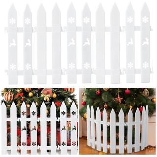Hàng rào nhựa mini 30x10cm trang trí cây thông noel