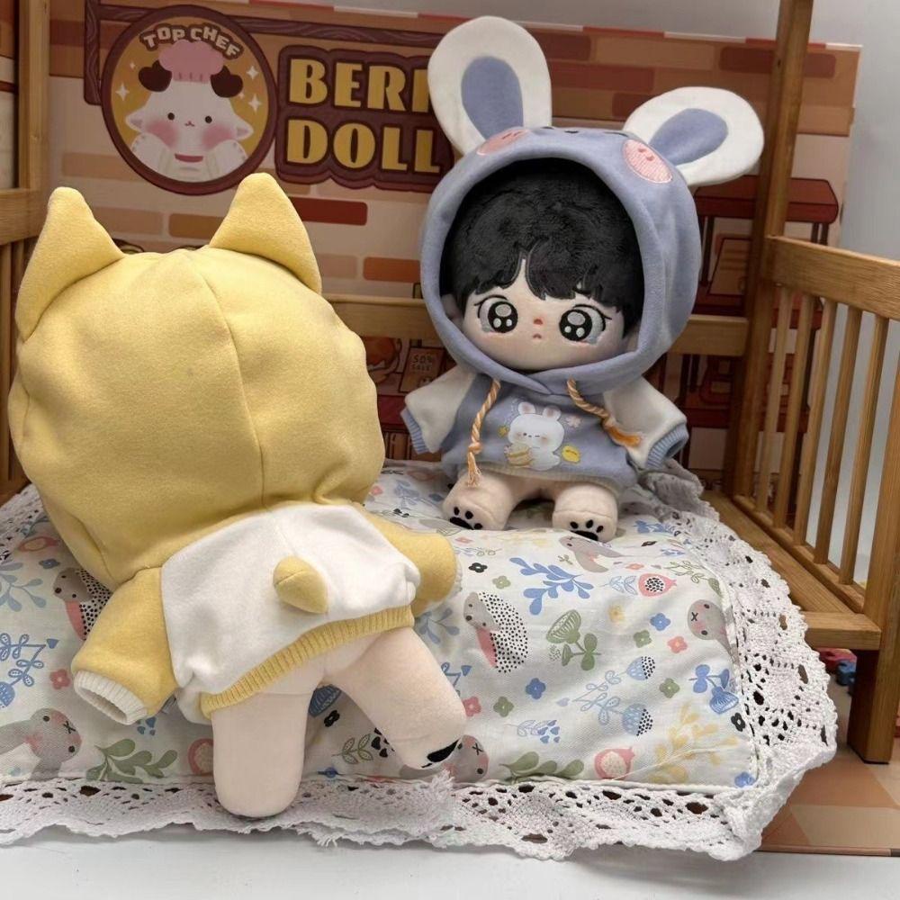 Mmluck Áo Hoodie Bằng Vải Bông cotton Hình Búp Bê Hoạt Hình Nhiều Màu Thủ Công Dễ Thương Làm Quà Tặng Cho Trẻ Em