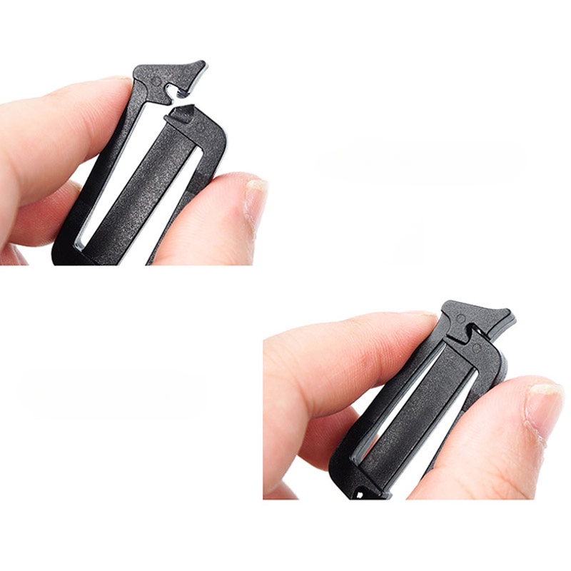 Bộ 10 Kẹp Khóa Dây Balo / Thắt Lưng / Dây Đai Balo