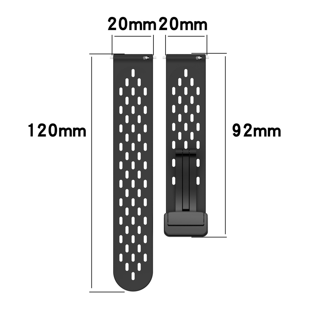 Dây Đeo Đồng Hồ Từ Tính 20mm Bằng Silicon Mềm Cho samsung galaxy watch 4 6 classic 43mm 47mm 46mm 42mm 40mm 42mm galaxy watch 5 pro