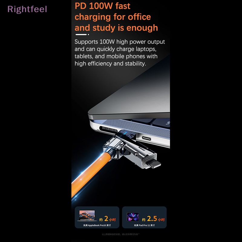 SAMSUNG Dây Cáp Sạc Nhanh usb Loại c 2 Trong 1 100w 4 Trong 1 Cho huawei / honor Mới