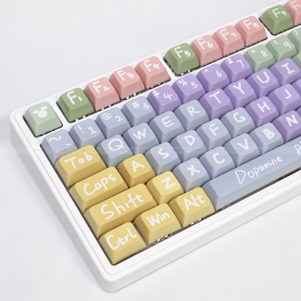 Dopamine Keycaps XDA Profile Màu Sắc PBT DYE SUB Bàn Phím Cơ Keycap