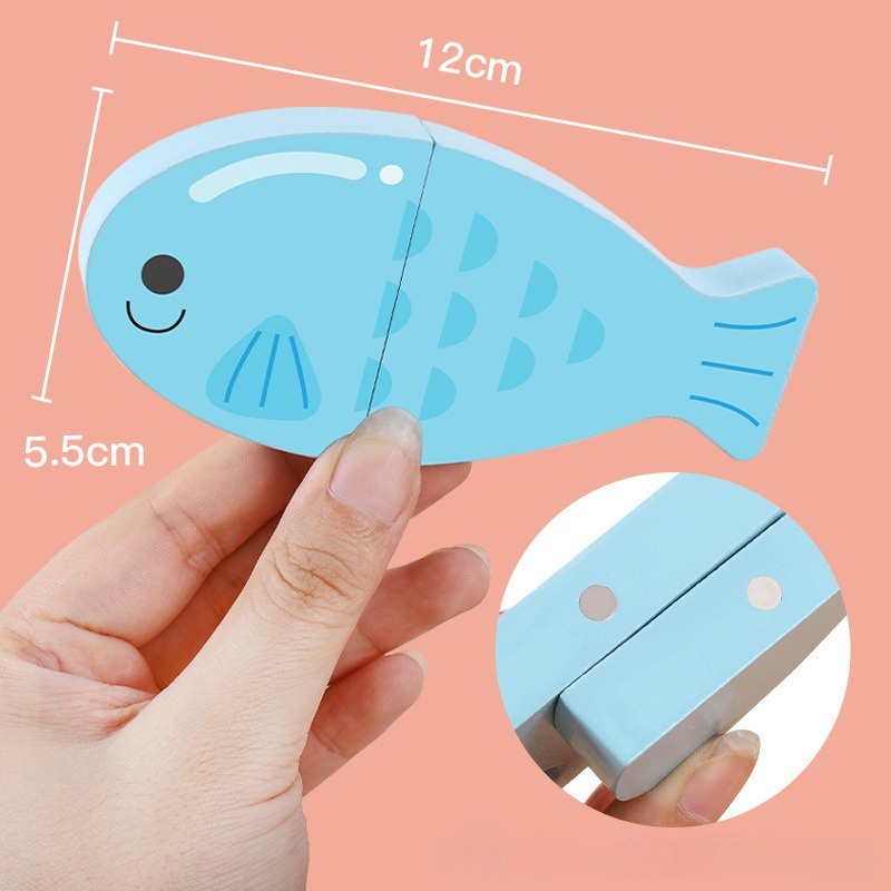 Bộ Đồ Chơi Cắt Trái Cây Bằng Gỗ Cho Bé