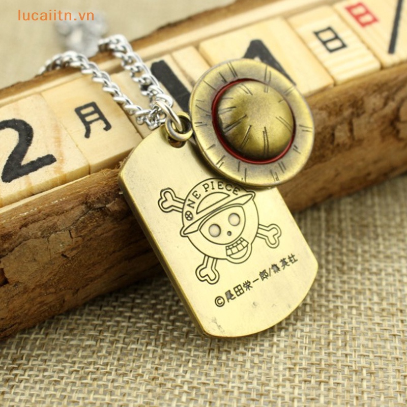 1 Vòng cổ Mặt Thẻ Hình Nhân Vật Lucaitn Trong one piece