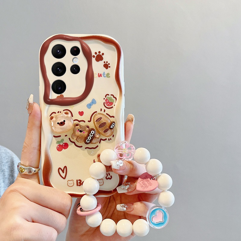 Ốp lưng samsung s22 ultra Dễ Thương Ốp Điện Thoại Chống Sốc Hình Búp Bê Hoạt Hình 3d Thời Trang Cho samsung s22 ultra