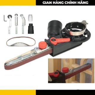 Bộ chuyển đổi máy mài góc thành máy chà nhám băng dây đai mài giáp dây mini cầm tay