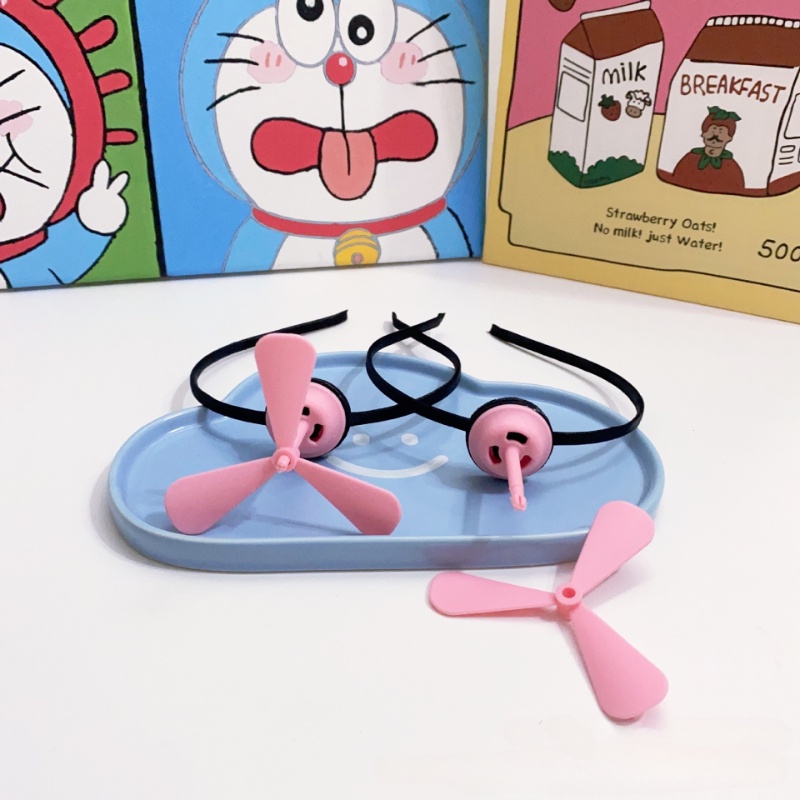 Doraemon Băng Đô Cài Tóc Hình Chuồn Chuồn Bằng Tre Cho Bé