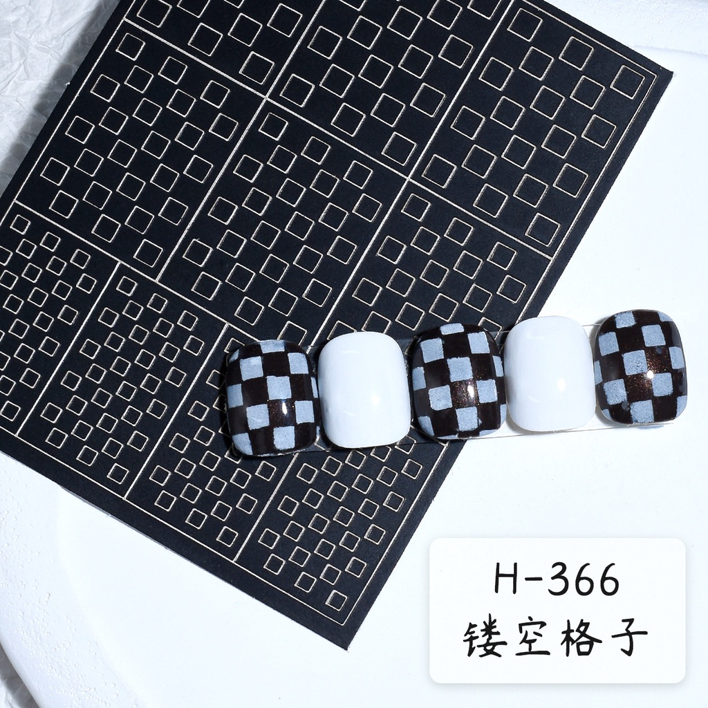 Sticker Dán Móng Tay Họa Tiết Da Báo Độc Đáo