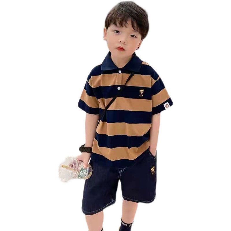 Áo polo 100% cotton Ngắn Tay Thời Trang Mùa Hè Nhật Bản Dành Cho Nam