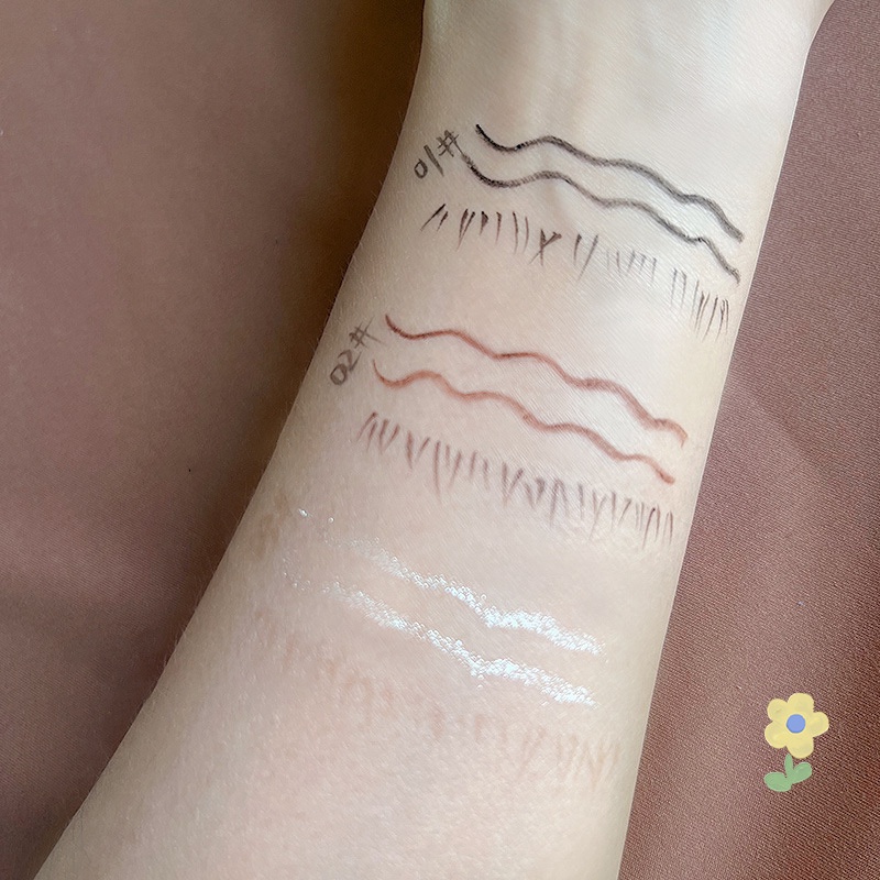 Bút kẻ mắt Maxfine, bút kẻ mắt 2 đầu không trôi vẽ bọng mắt eyeliner đen nâu nhũ bạc YR