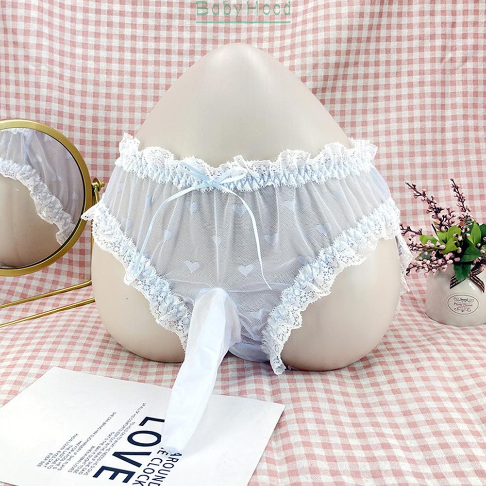 Underwear Transgender Transparent Ultra Thin Mesh Underpants Crossdress#BBHOOD