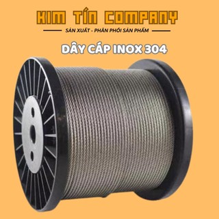 Dây cáp inox 304 phi 2mm - 3mm - 4mm tính theo mét- kim tín company