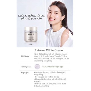 Kem dưỡng trắng da OHUI Extreme White .