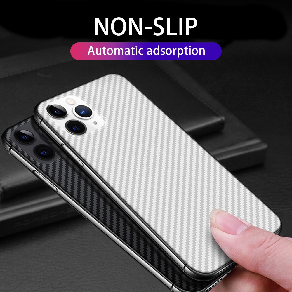 Miếng Dán Sợi carbon Mềm Cho iphone 14 13 12 11 pro max 14 plus
