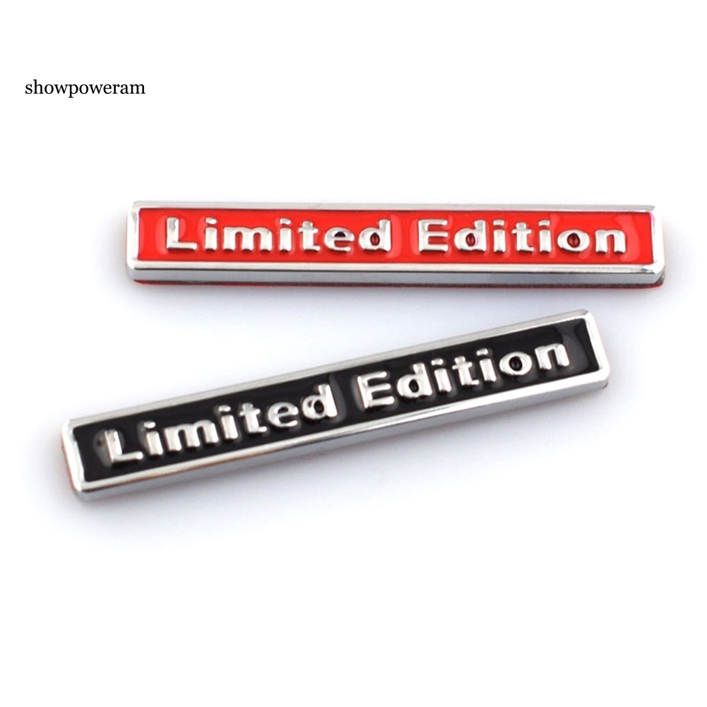 Tem Chữ limited edition Dán Trang Trí Thân Xe Hơi