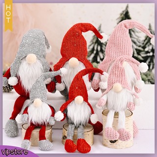 Búp bê ông già noel / búp bê vô diện trang trí cây thông giáng sinh