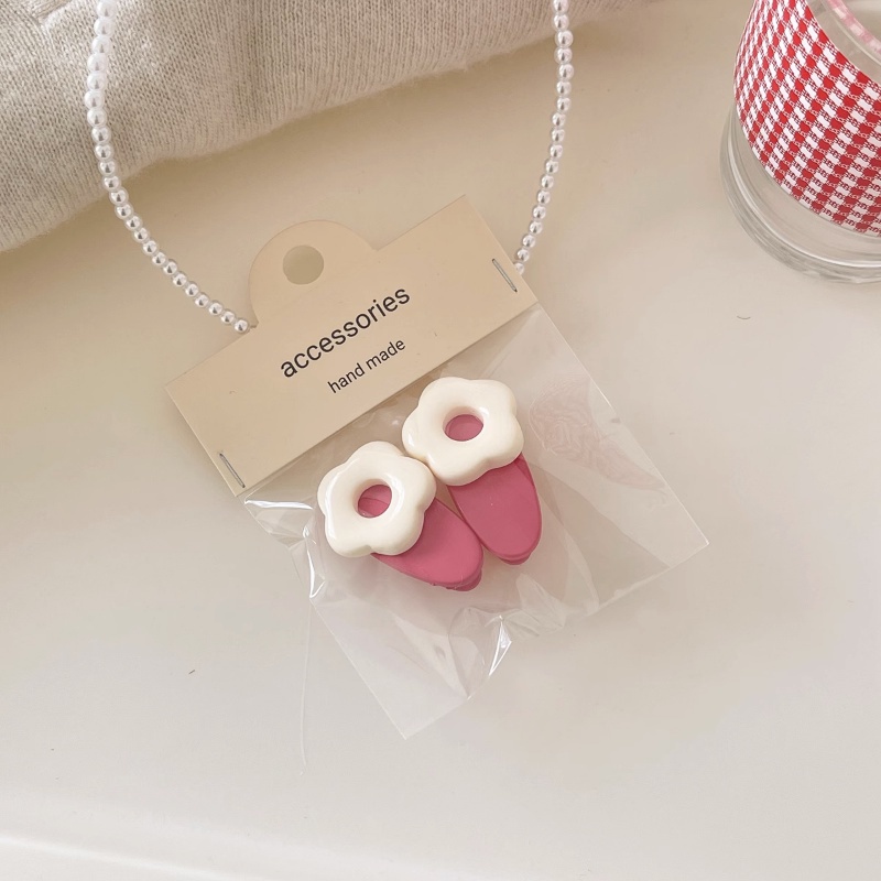 Kẹp Tóc Hình Bông Hoa Nhiều Màu Sắc Phong Cách Hàn Quốc Dễ Thương Dành Cho Bé Gái