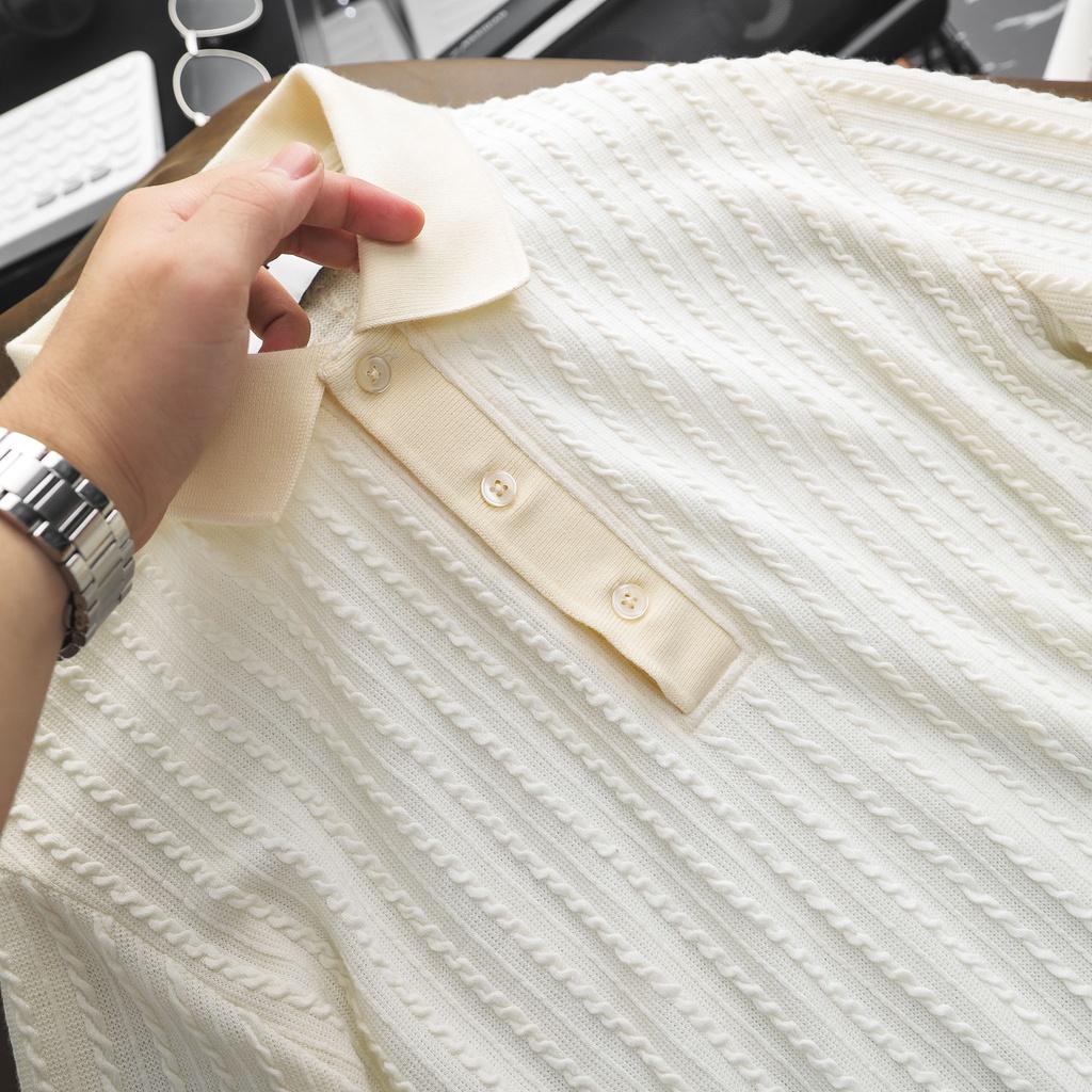 Áo Polo Nam Gunl Vải Len Mềm Mịn Form Regular FAPAS