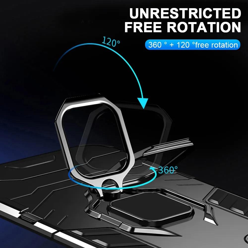 Shockproof Armor Case for Xiaomi 13t mi13 T 11t 10t Mi 12T Pro Magnet Ring Stand Bumper Phone Protective Back Cover