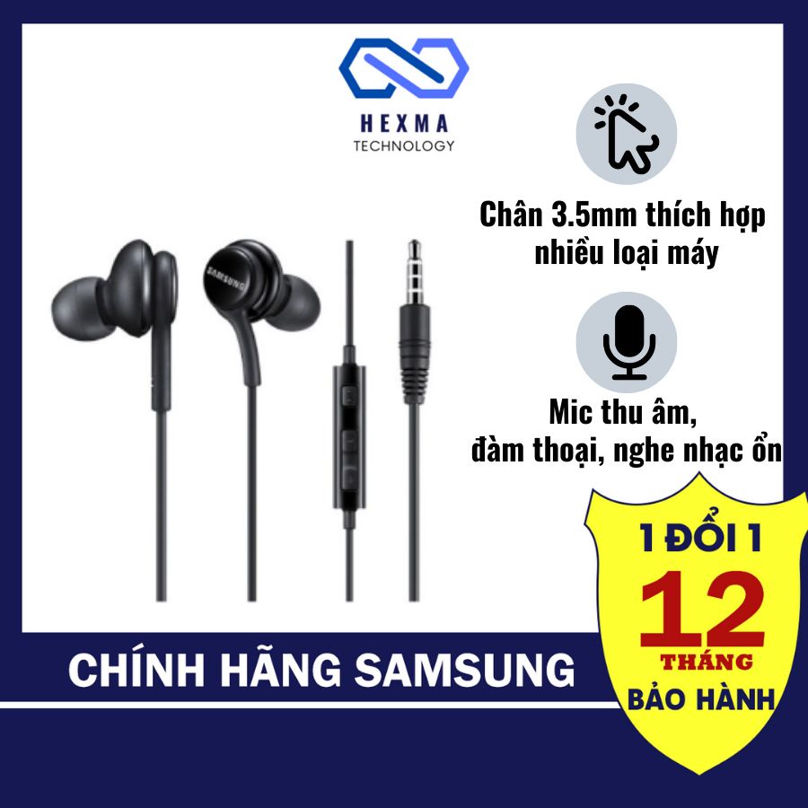 Tai Nghe Samsung E0-IA500 Phù Hợp Tất Cả Các Dòng Máy  Chân Cắm Tròn 3.5mm  Hàng Chính Hãng