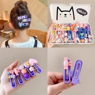 Set 5 kẹp tóc mỏ vịt dễ thương cho bé gái