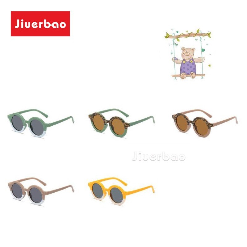Kính Chống Nắng Gọng Tròn Phong Cách Hàn Quốc Thời Trang Cho Bé Trai Và Gái 50-11 - 125