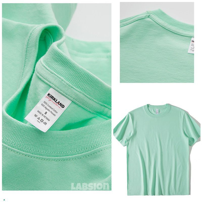 ÁO THUN MỸ 100% COTTON / LINK MÃ MÀU XANH LÁ 5H1T