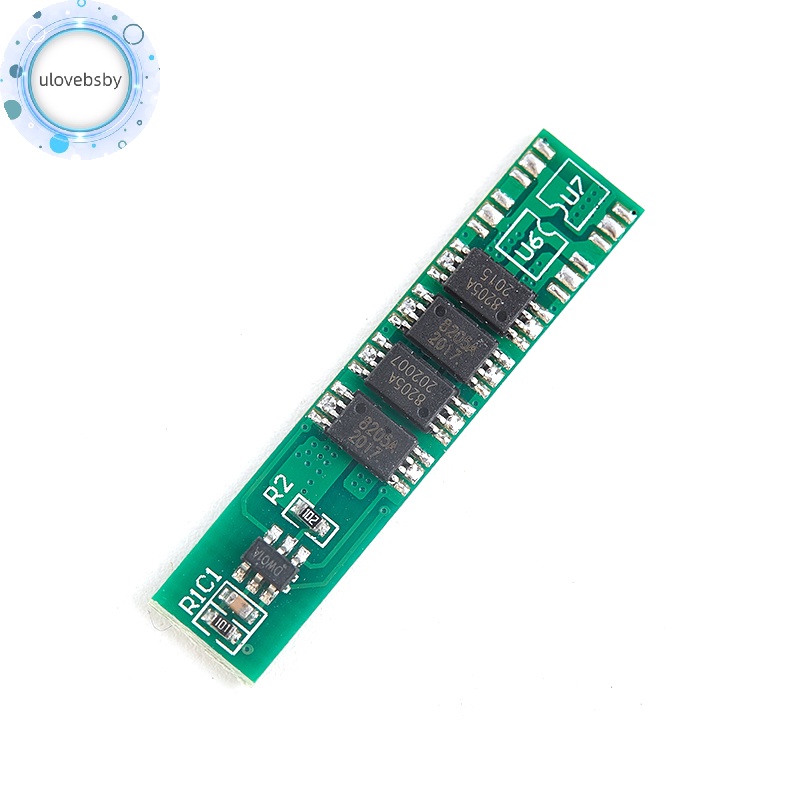 Ulovebsby 1 Bảng Mạch Bảo Vệ 1s 10a 3.7v li-ion 4Smd pcm 18650