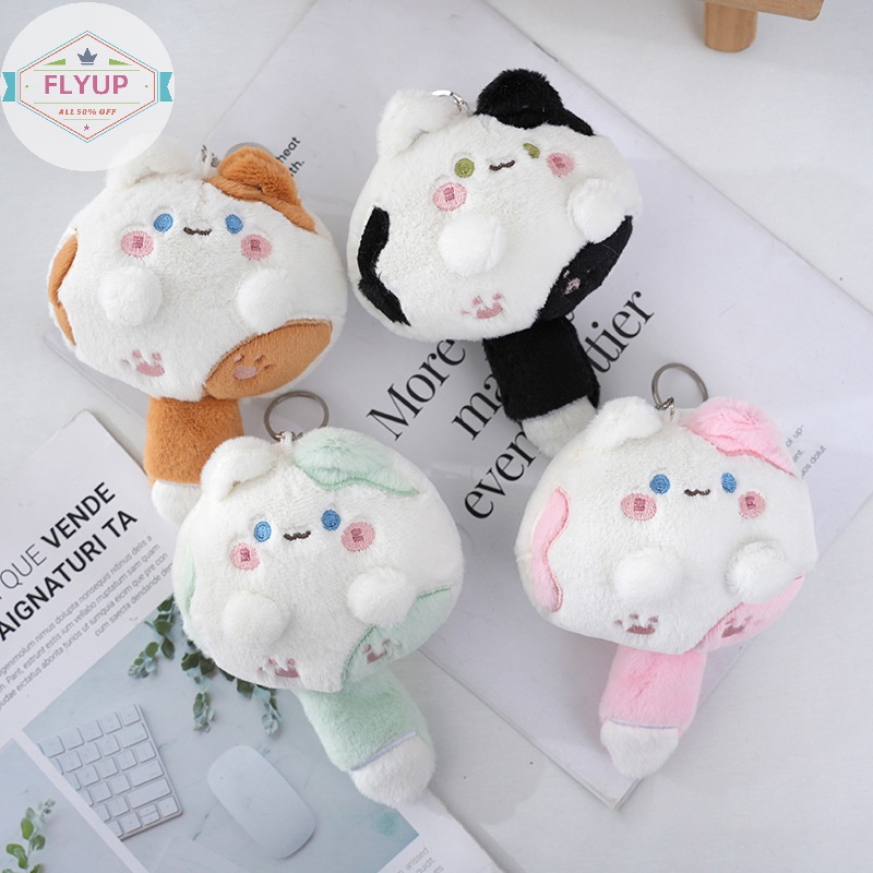 Flyup Mèo Bông Đuôi Dài Mềm Mại Đáng Yêu Chất Lượng Cao Treo Chìa Khóa Xe Hơi vn