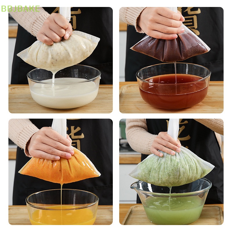 Bộ 2 Túi Lọc Sữa Phô Mai / Sữa Đậu Nành Bằng nylon Có Thể Tái Sử Dụng Cho Nhà Bếp kcb