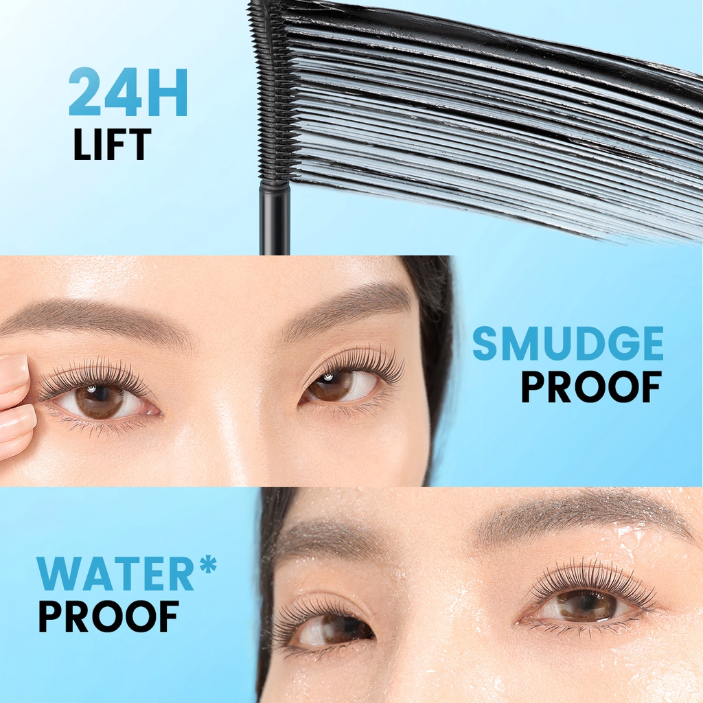 Focallure Kem Lót Lông Mi Chống Nước Lâu Trôi 24h 360°Mascara fibrous Làm Cong Mi Tự Nhiên