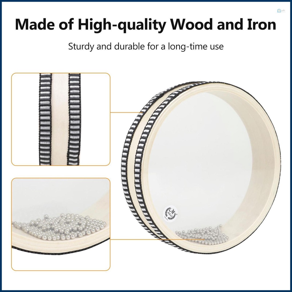 Trống Lượn Sóng Màu Sắc Tự Nhiên Trong Suốt 6 inch Dành Cho Trẻ Em