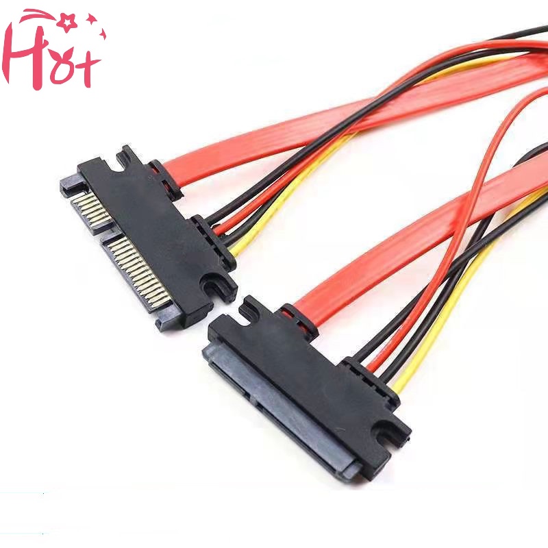 Jr Dây Cáp Mở Rộng sata 22 pin Sang sata 22 pin 7 + 15 pin sata
