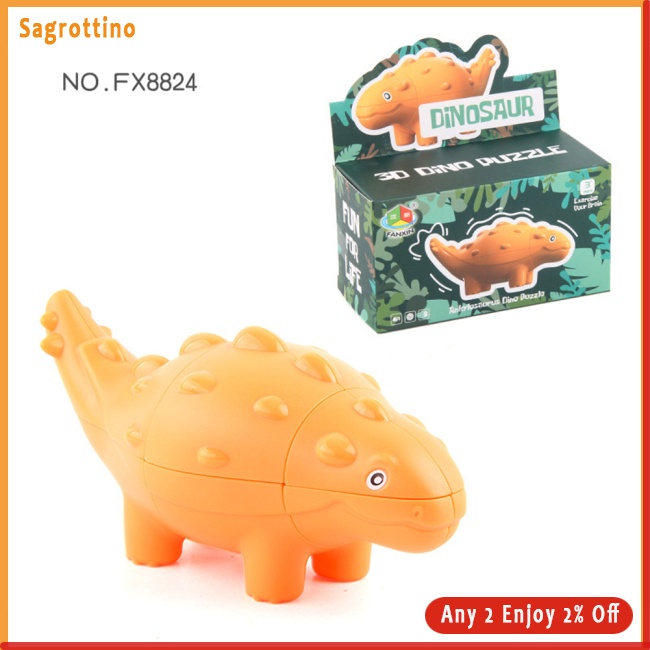 Sag Khối Rubik 2 * 2 Hình Khủng Long