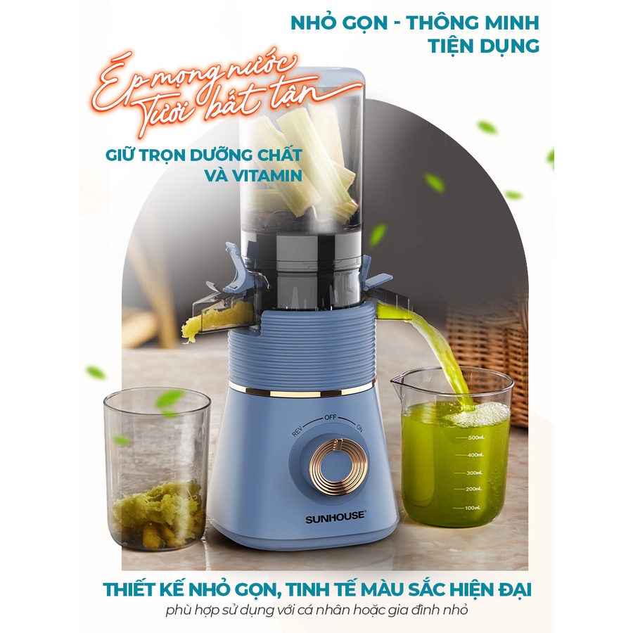 Máy ép chậm Sunhouse SHD5518 - Bảo hành 12 tháng chính hãng