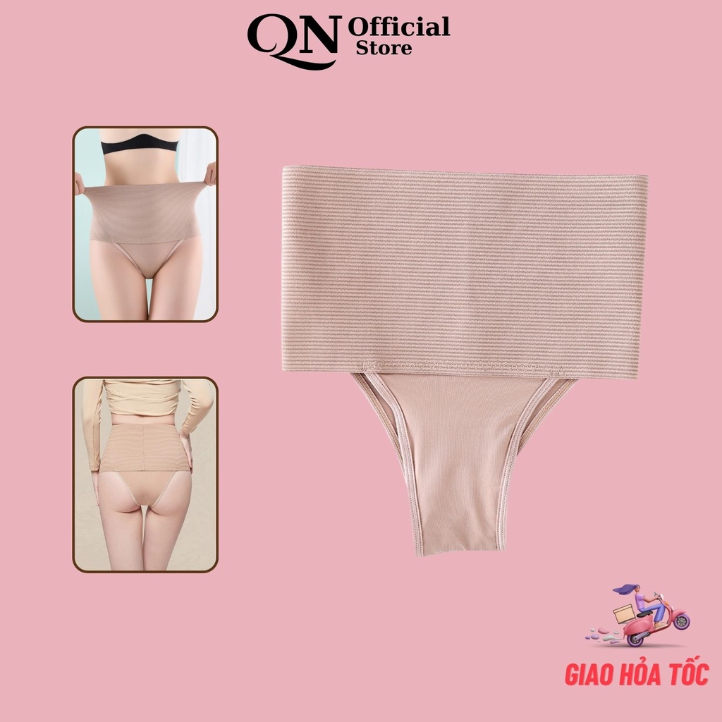 Quần Gen Bụng Thiết Kế Kèm Đai Latex Xiết Gọn 2 - 3 Cm Co Giãn Thoải Mái CLOVER - 036X
