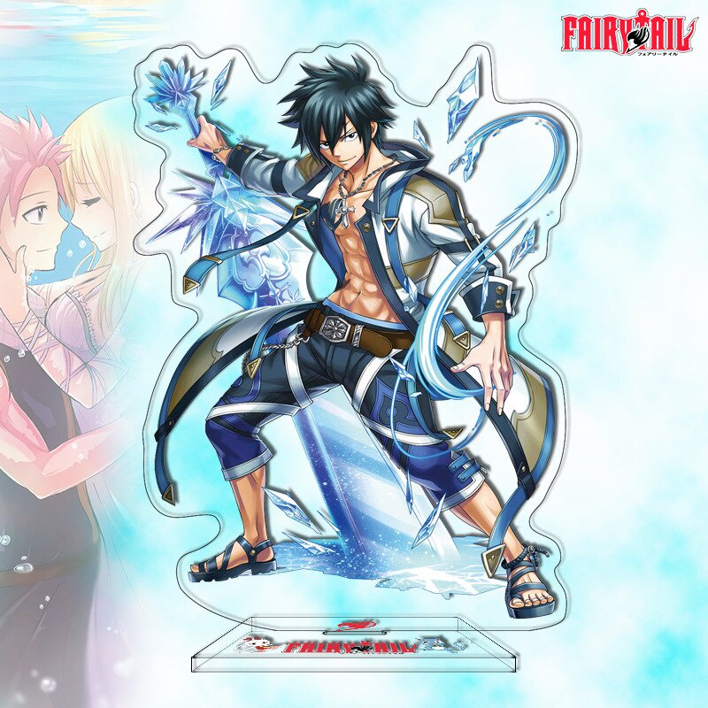 Mô hình Standee Classic Anime Fairy Tail Character Natsu Lucy Heartfilia Gray Wendy để bàn tượng nhựa acrylic trong suốt