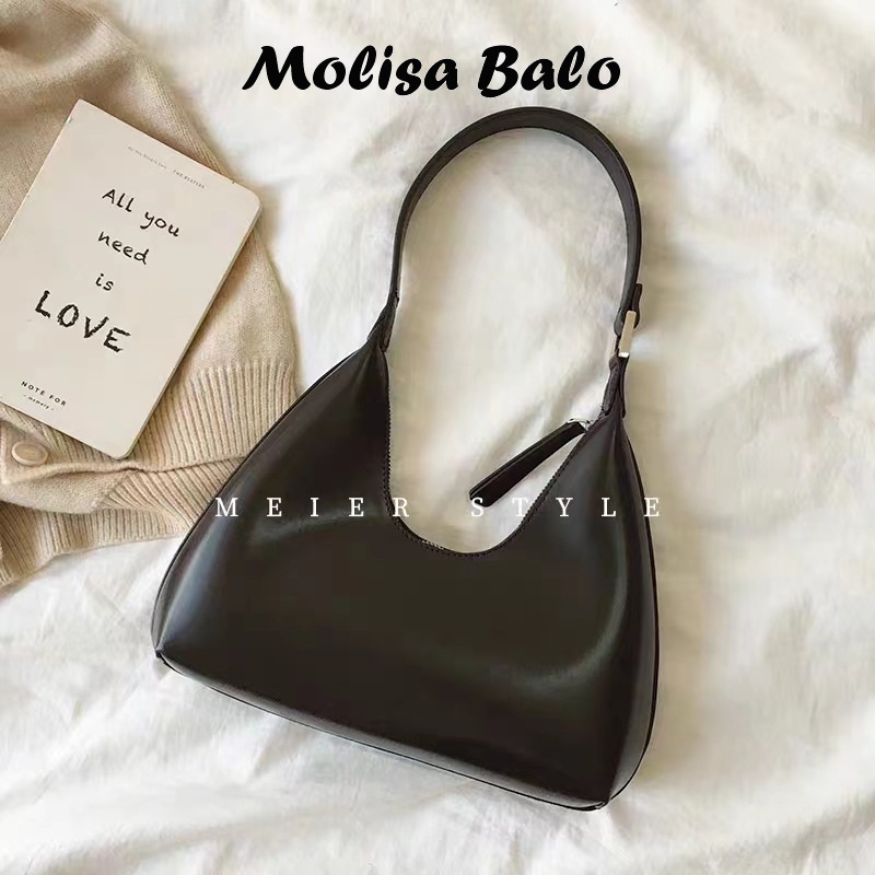 Molisa túi xách nữ túi kẹp nách 2023 NEW phù hợp du lịch THỂ THAO Popular Vintage GST2390NAU 41Z231012