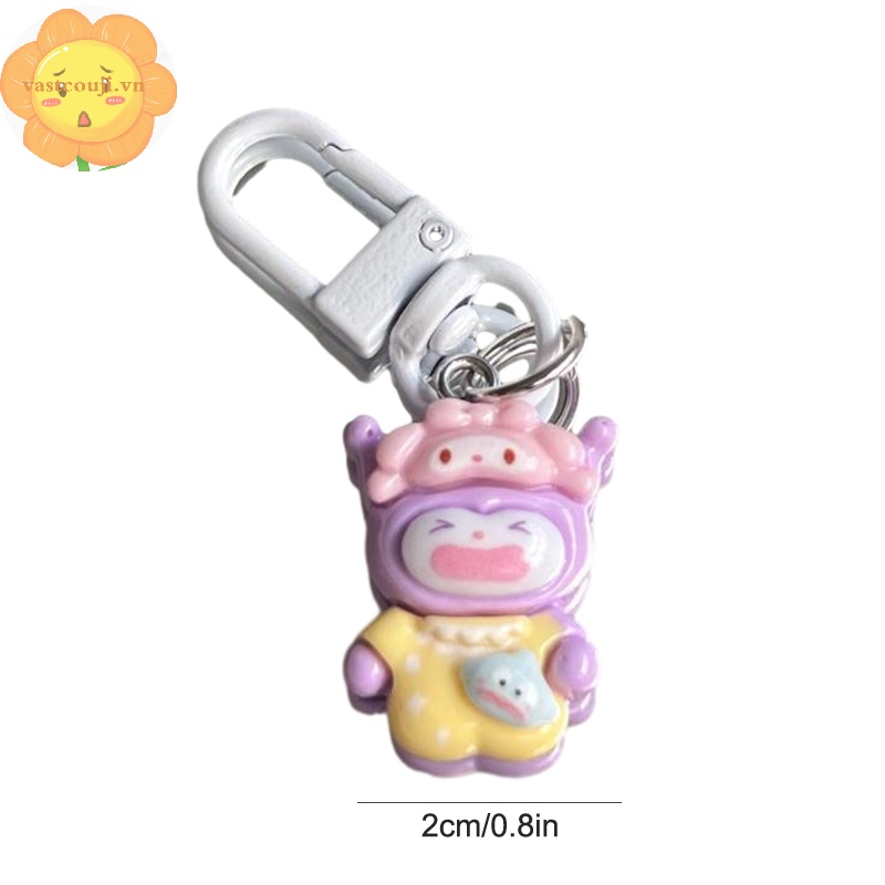 SANRIO Vastji Móc Khóa Hình Mèo kitty / melody / kuromi / melody Dễ Thương Trang Trí Ba Lô / Túi Xách / Xe Hơi vn