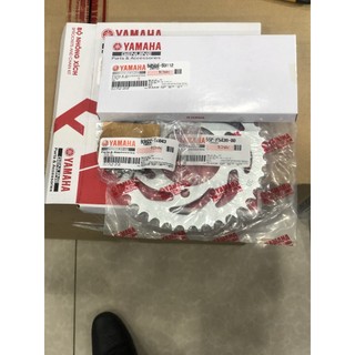 Bộ nhông xích, nhông sên đĩa cho xe số YAMAHA chính hãng Jupiter,Taurus,Sirus FI,Exciter 150,Sirius,Exciter 135,Ex 4 số