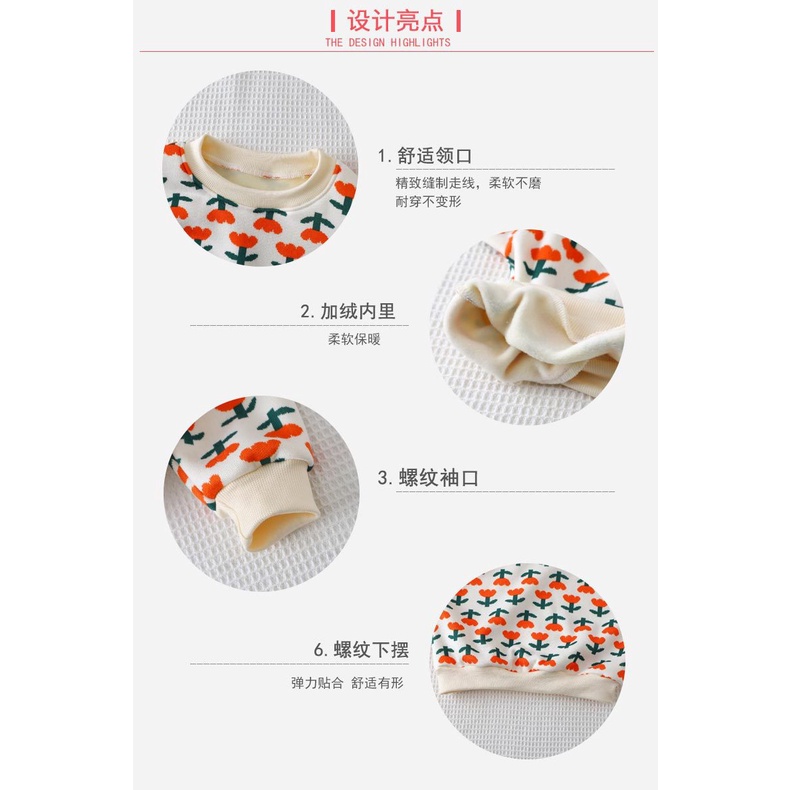 Áo sweater Lông Cừu Dày Dặn Ấm Áp Thời Trang Thu Đông Cho Bé 70-150cm